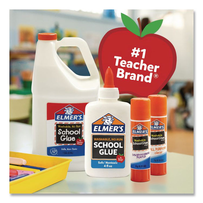 Washable Clear School Glue, 5 oz, Dries Clear