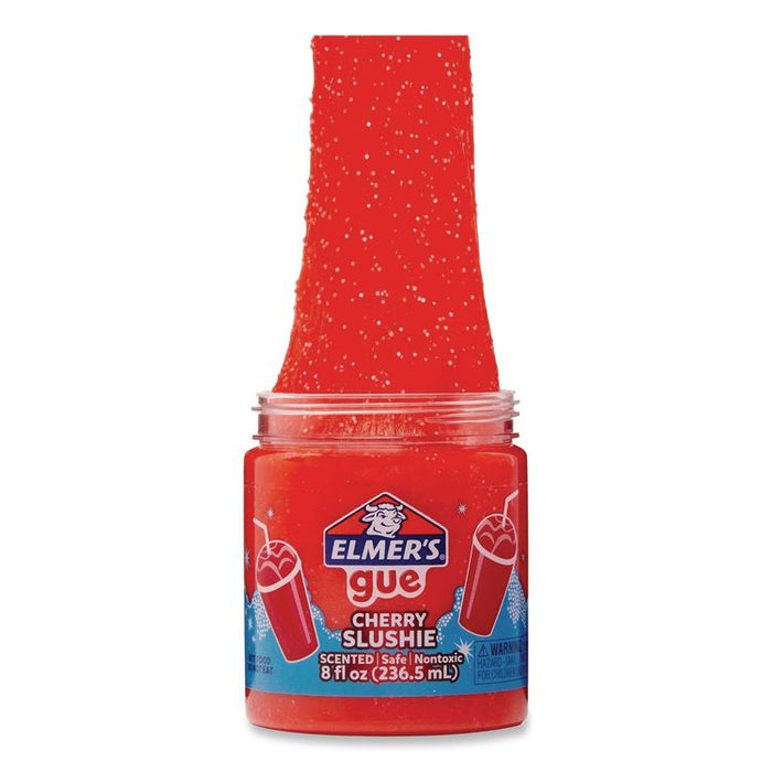 Gue Premade Slime Variety Pack, 8 oz, Cherry Slushie/Cotton Candy Fizz/Glassy Clear/Night Owl, 4/Pack