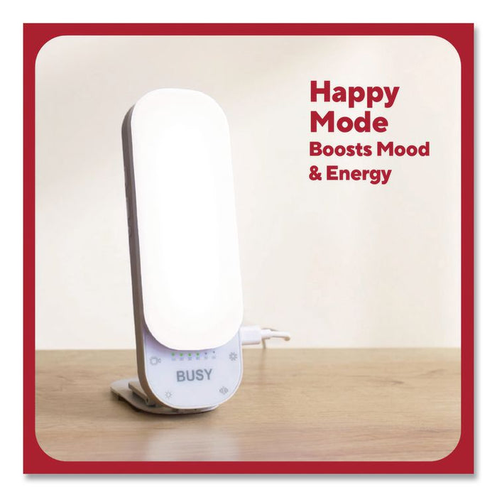 Brightwell 5-in-1 Productivity LED Desk Light, 7" High, White