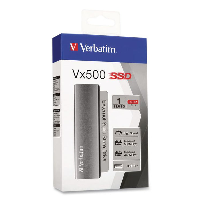Vx500 External Solid State Drive, 1 TB, USB 3.2 Gen 2, Space Gray