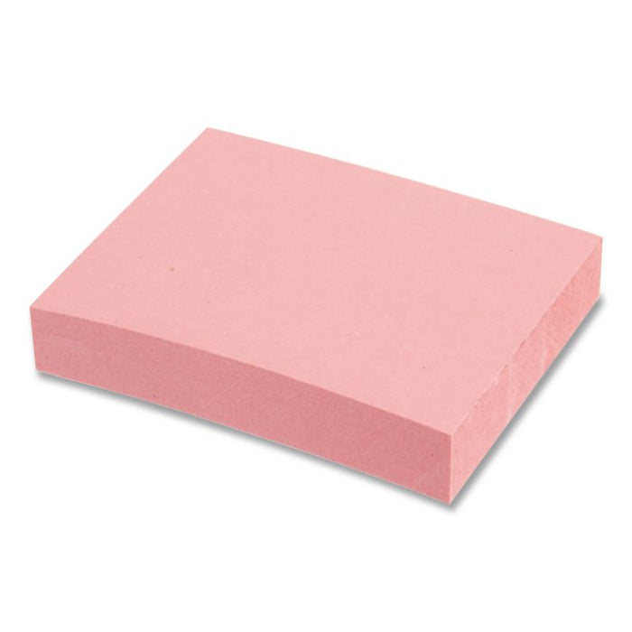 100% Recycled Self-Stick Notes, 1.5" x 2", Assorted Pastel Colors, 100 Sheets/Pad, 12 Pads/Pack