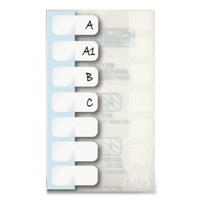 Legal Index Tabs, Customizable: Handwrite Only, 1/5-Cut, White, 1" Wide, 416/Pack