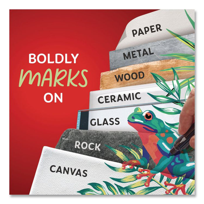 Creative Markers, Fine Bullet Tip, Assorted, 12/Pack