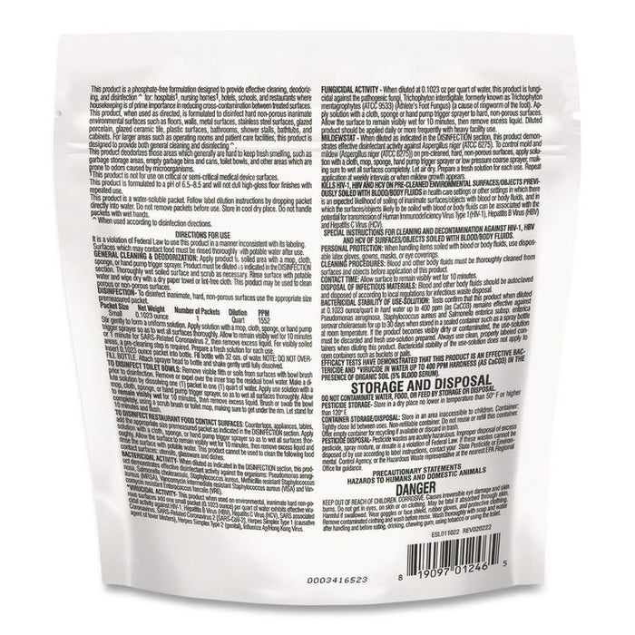 Aqua ChemPacs Disinfectant Cleaner Pods, Marine Scent, 100 Chem Pacs/Pack, 4/Carton