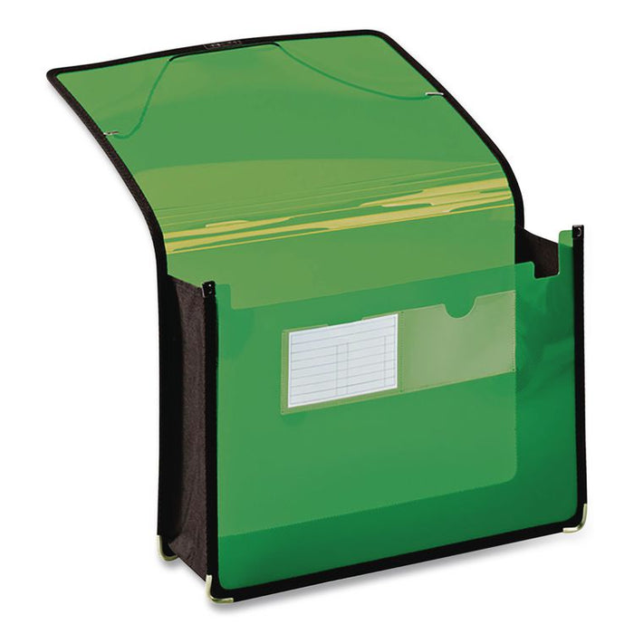 Poly Wallets, 3.5'' Expansion, Letter Size, Green