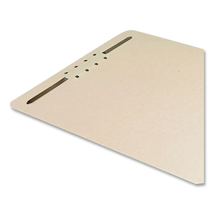 Fastener File Backs, 1 Fastener: 2" Capacity, Legal Size, Manila, 100/Box