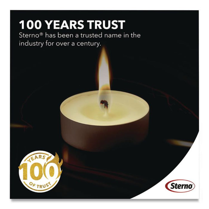 Tealight Candle, 5 Hour Burn, 0.5"h, White, 50/Pack, 10 Packs/Carton