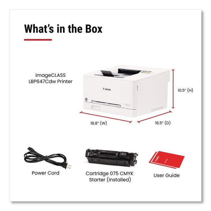 imageCLASS LBP647Cdw Wireless Laser Printer