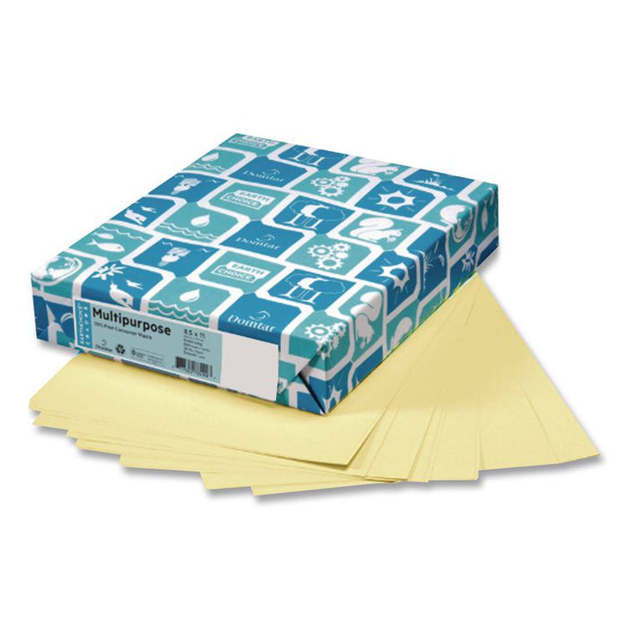 Card Stock, 110 lb Cover Weight, 8.5 x 11, Canary Yellow, 250/Pack