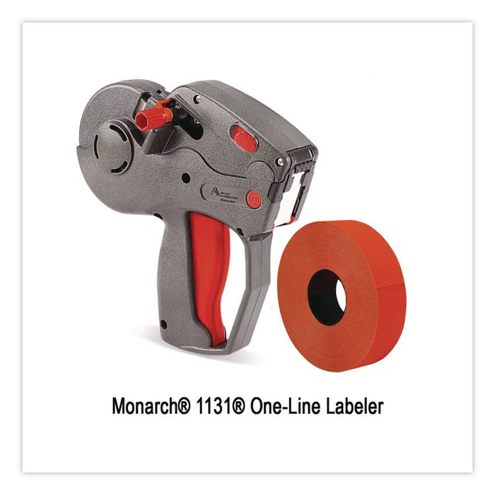 One-Line Pricemarker Labels, Red, 2,500 Labels/Roll