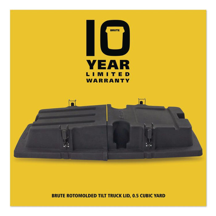 BRUTE Rotomolded Tilt Truck Lid, 28.85 x 57.10 x 9.7, Black