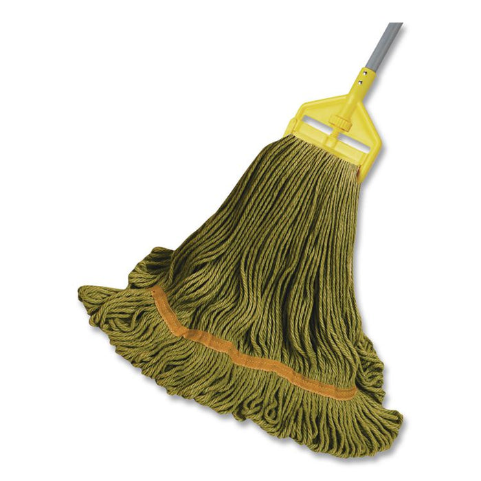 Quick Change Mop Handle. Vinyl Coating, 60", Yellow