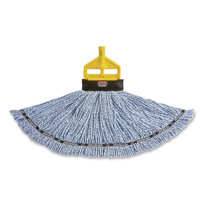 Invader Fiberglass Side-Gate Wet-Mop Handle, 60", Gray/Yellow