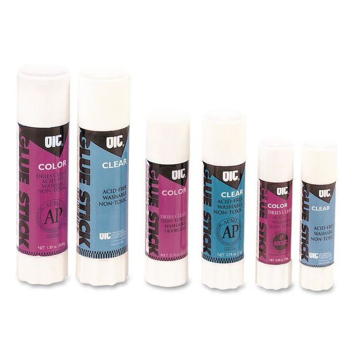 Glue Stick, 0.74 oz, Dries Clear