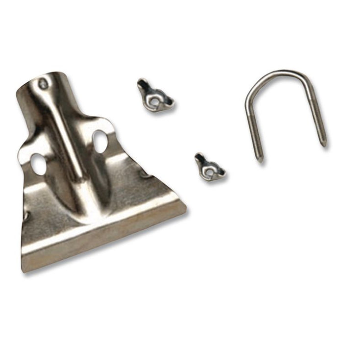 Push Broom Handle Brace, Metal, Small, Fits Push Brooms