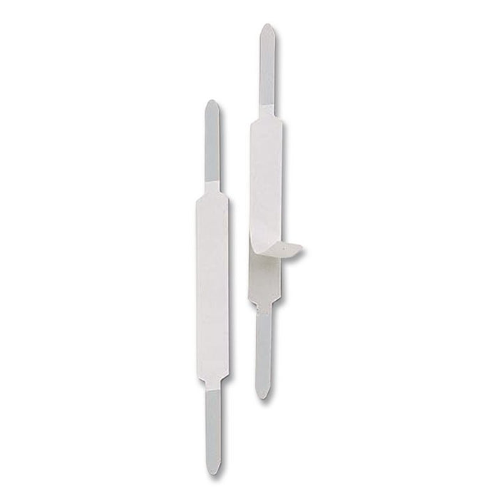 Self-Adhesive Two-Prong Folder Fastener Bases, 1" Capacity, 2.75" Center to Center, Brown, 100/Box