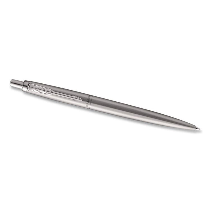 Jotter XL Ballpoint Pen, Retractable, Medium Point, Blue Ink, Stainless Steel Barrel