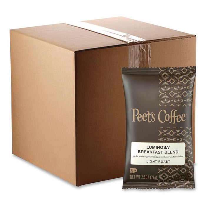 Coffee and Tea Coffee, Luminosa Breakfast Blend, 2.5 oz Frack Pack, 18/Box