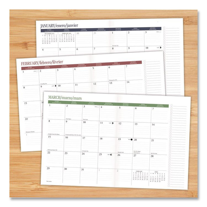 Dreaming Tree Booklet Monthly Planner, 9.5 x 7.5, Multicolor Cover, 12-Month (Jan to Dec): 2026