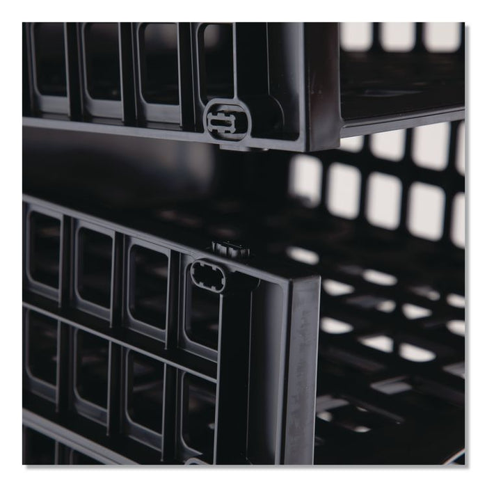 Literature Organizer, 8 Sections, 21 x 12.25, Black