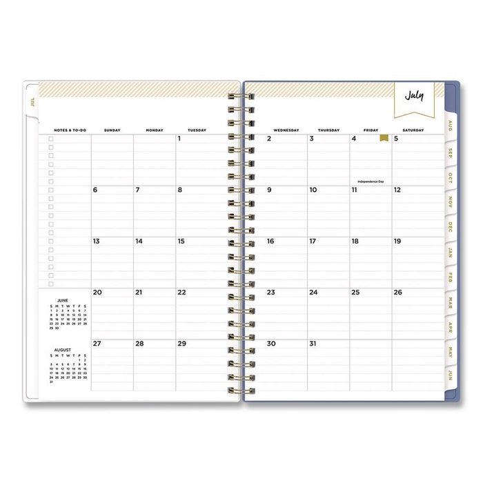 Day Designer Climbing Floral Blush Create-Your-Own Cover Weekly/Monthly Planner, 8 x 5, 12-Month: July 2025 to June 2026