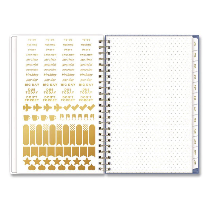 Day Designer Climbing Floral Blush Create-Your-Own Cover Weekly/Monthly Planner, 8 x 5, 12-Month: July 2025 to June 2026