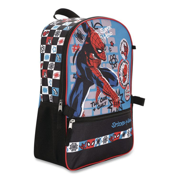 Spiderman Kids 5-Piece Backpack Set, 16", Multicolor