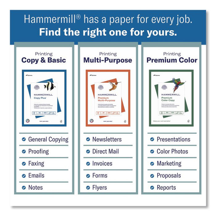 Premium Laser Print Paper, 98 Bright, 28 lb Bond Weight, 8.5 x 11, White, 500 Sheets/Ream, 8 Reams/Carton