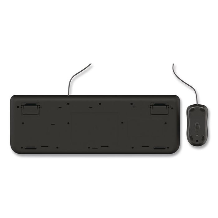 Wired Desktop 600 Keyboard and Optical Mouse Combo, USB, Black
