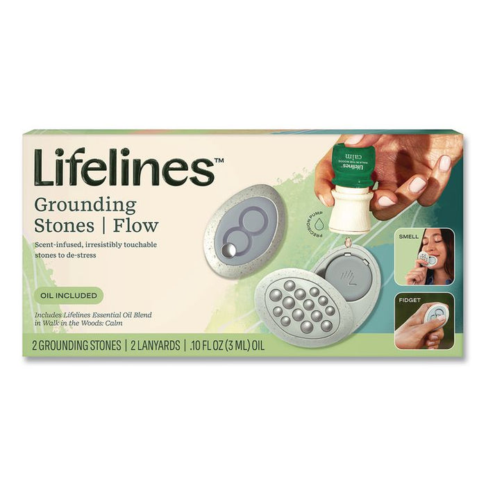 Essential Oil Meditative Grounding Stones and Walk in the Woods Essential Oil, Gray