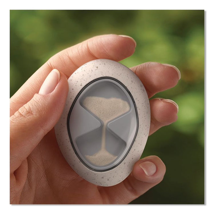 Essential Oil Meditative Grounding Stones and Crisp Mountain Air Essential Oil, Gray, 2/Pack