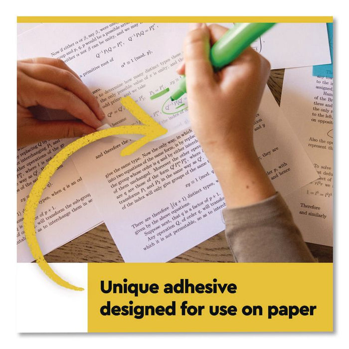 Transparent Notes, 2.88" x 5.88", Clear, 36 Sheets/Pad