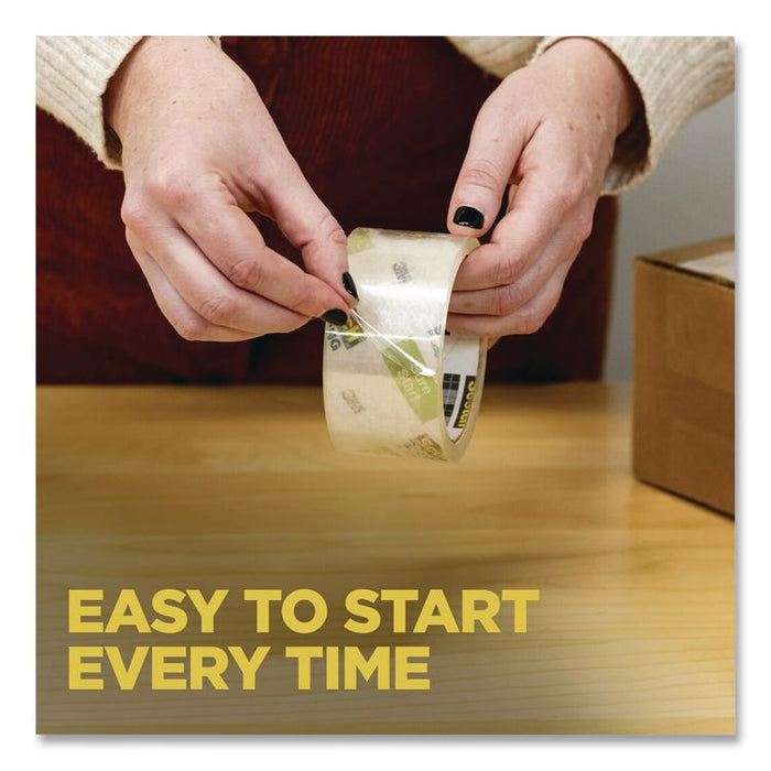 Sure Start Packaging Tape, 3" Core, 1.88" x 54.6 yds, Clear