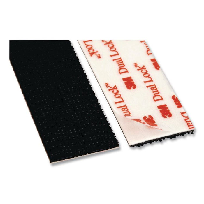 Extreme Fasteners, 1" x 3", Black, 2 Sets of Strips/Pack