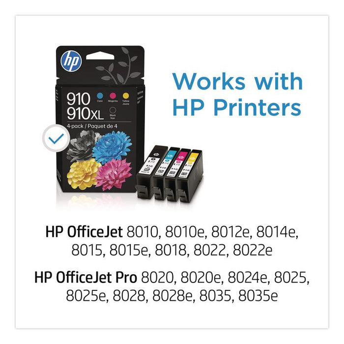 HP 910XL, (3YL65AN) High-Yield Black Original Ink Cartridge