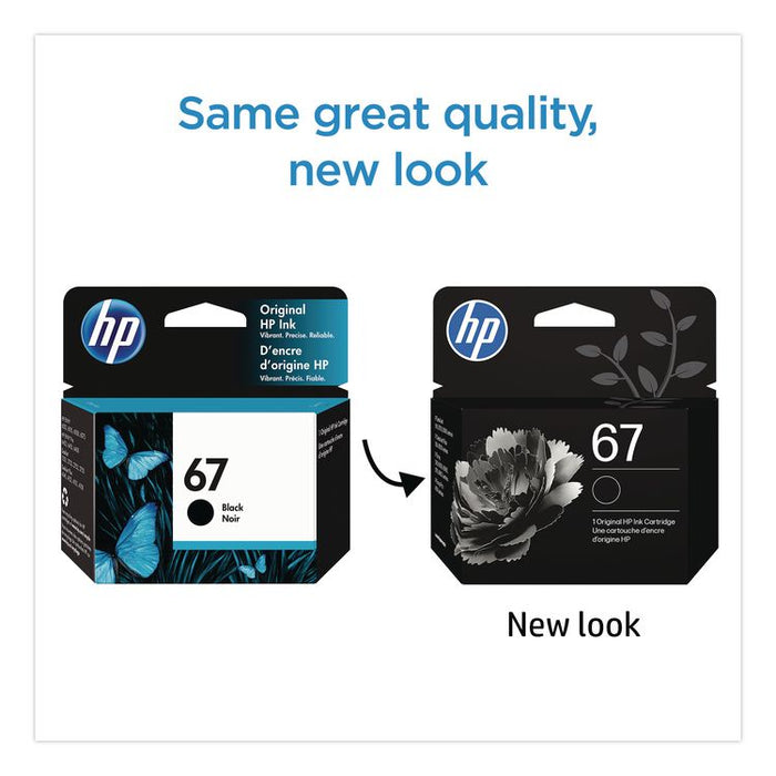 HP 67, (3YM56AN) Black Original Ink Cartridge