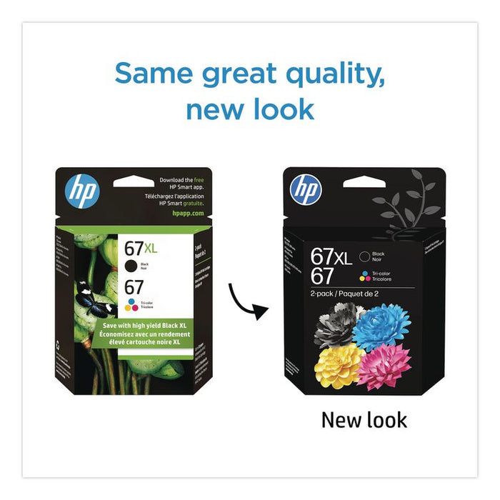 HP 67XL, (3YM58AN) High-Yield Tri-Color Original Ink Cartridge