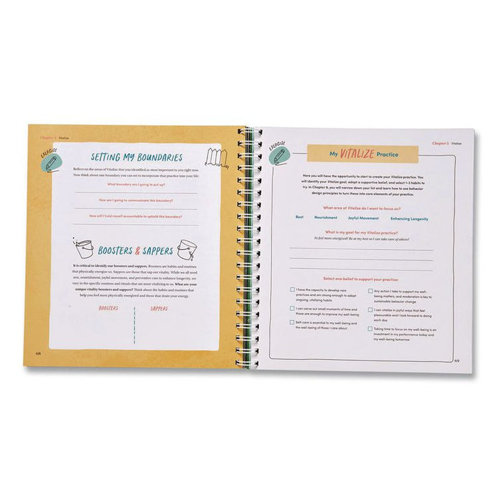Guided Journal: Practice Makes Purpose by Melissa Bernstein and Shiri Mund, PhD, Green Tree Cover, (90) Sheets