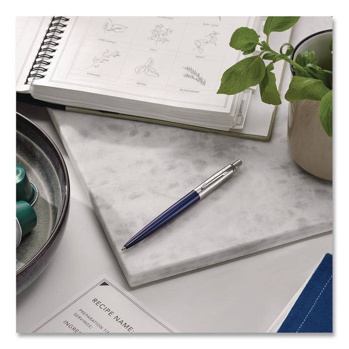 Jotter Retractable Pen and Pencil Set, (1) Medium Blue Ballpoint Pen, (1) Medium Black Gel Pen, (1) 0.7 mm Mechanical Pencil