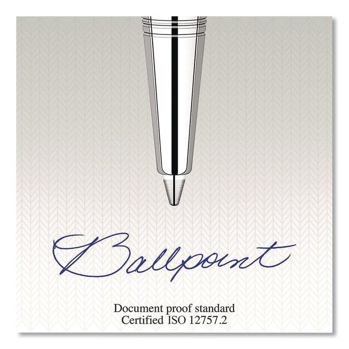 Quinkflow Refill for Parker Ballpoint Pen, Medium Conical Tip, Blue Ink, 3/Pack