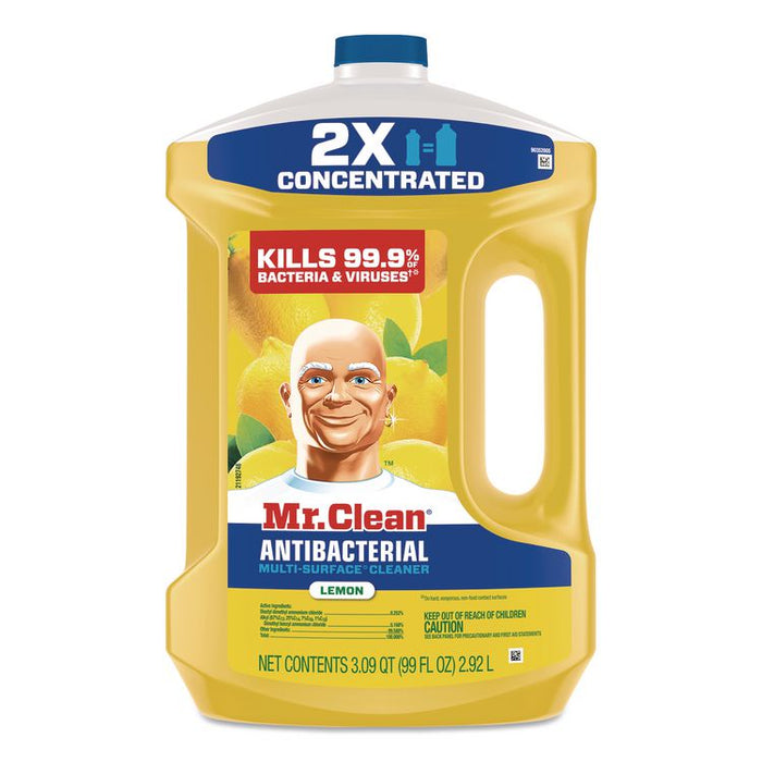 Multi-Surface Antibacterial Cleaner, Lemon Scent, 99 oz Jug