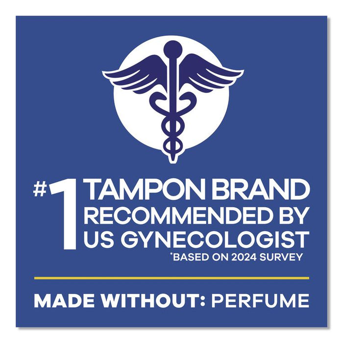 Pearl Tampons, Light/Regular/Super Absorbency, 47/Pack