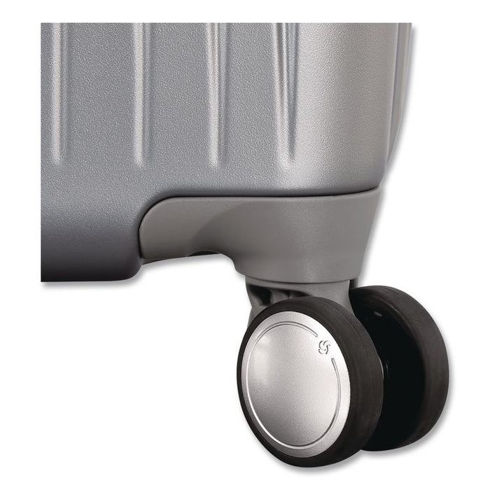 Opto 3 Hardside Spinner Suitcase, 13.58 x 9.25 x 19.29, Silver