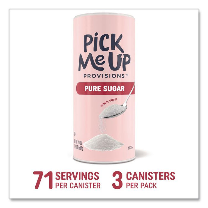 Pure Sugar, 20 oz Canister, 3/Pack