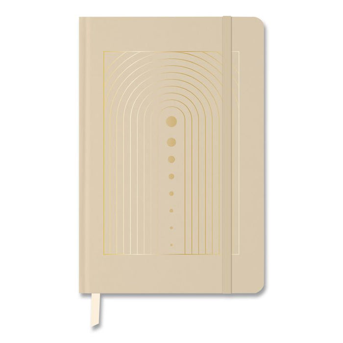 Hardcover Journal, (3) Elegant Geo Gold-Foil Patterns, Medium/College Rule, Assorted Colors, (64) 8.25 x 5.5 Sheets, 3/Pack