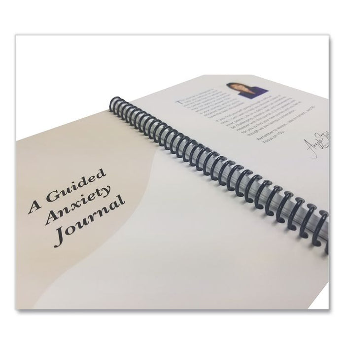 Refocusing on Your Journey: A Guided Anxiety Journal by Angela Stephens, Ivory/Multicolor Cover, (49) 8 x 6 Sheets