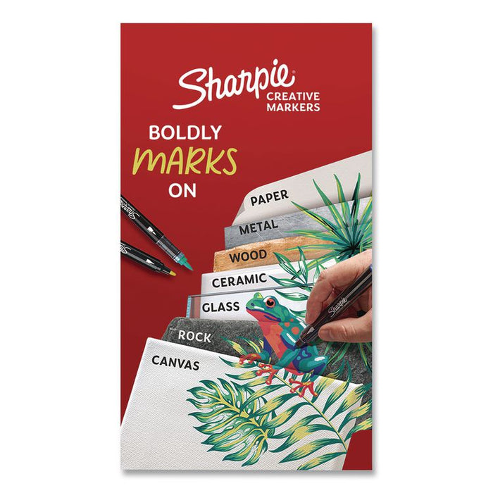 Creative Markers, Earth Tones, Bullet Tip, Assorted, 5/Pack