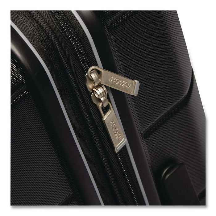 Stratum 2.0 Hardside Spinner Suitcase, 15 x 9.5 x 22, Jet Black