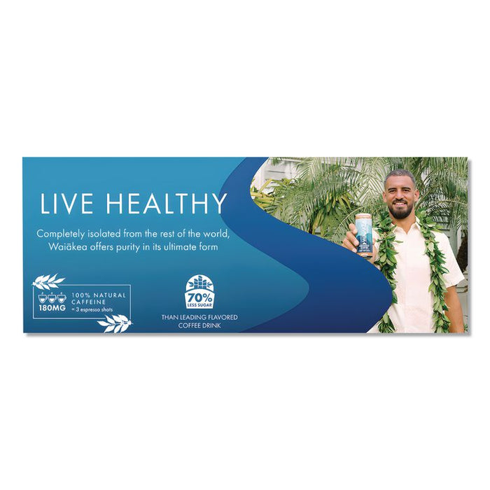 Hawaiian Volcanic Cold Brew Coffee, Mauna Mocha, 11 oz Can, 12/Carton