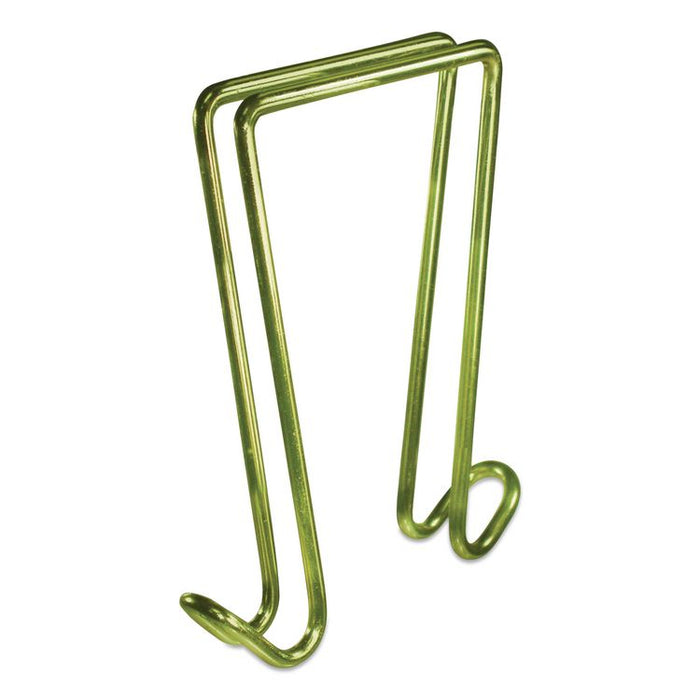 Double-Sided Coat Clip Cubicle Accessory, Metal, Brass